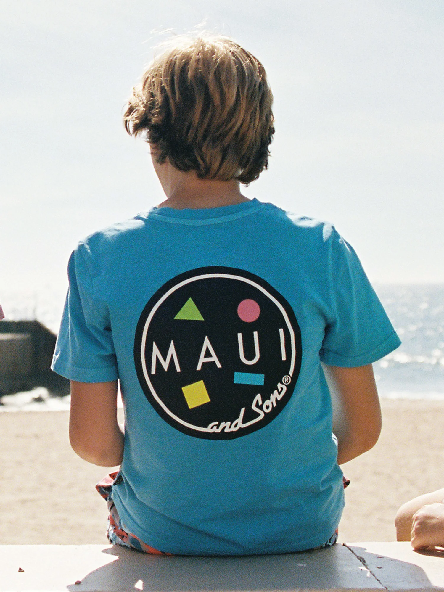 Kids Cookie Logo T-Shirt in Blue - Image 3