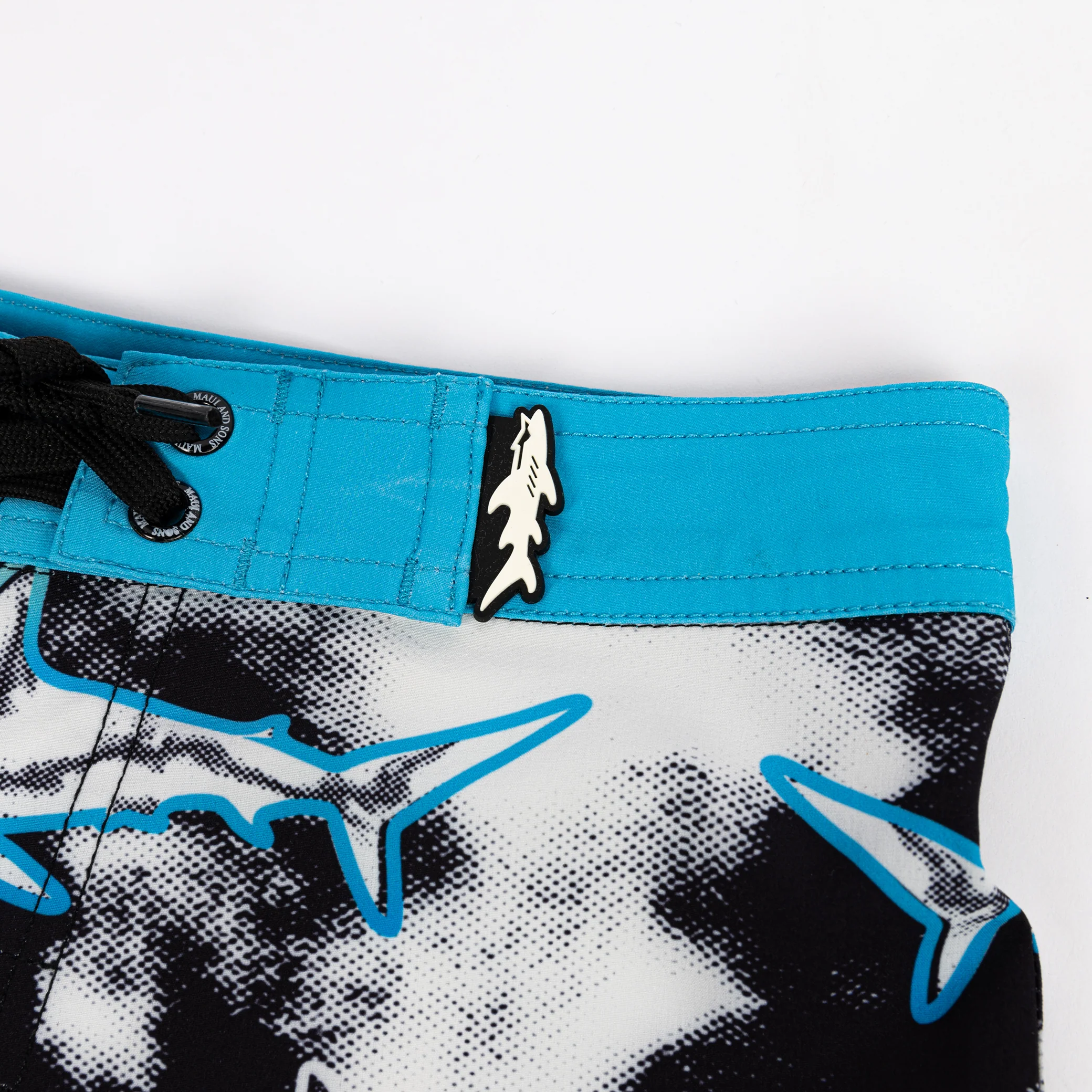 Boys Line Up Boardshorts in Blue - Image 3