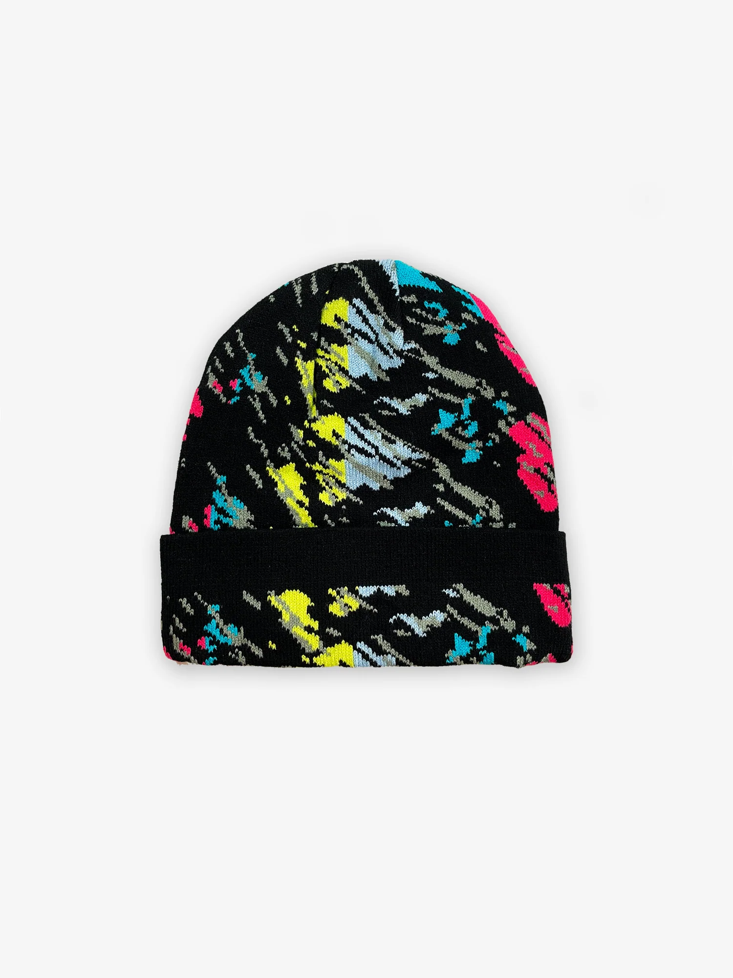 Maui Black Reversible Knit Beanie - Image 3