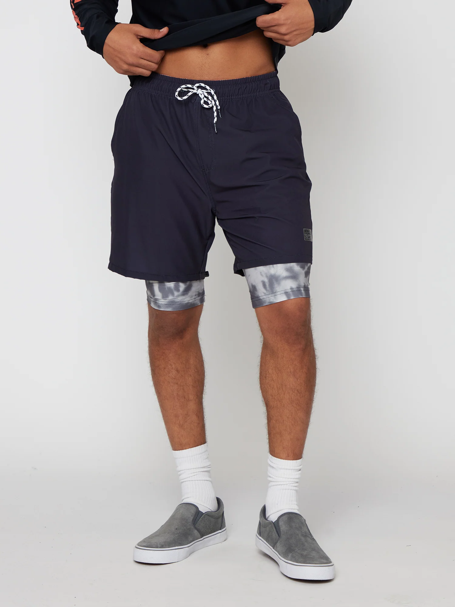 Palm Mix Hybrid Compression Pool Shorts - Image 5