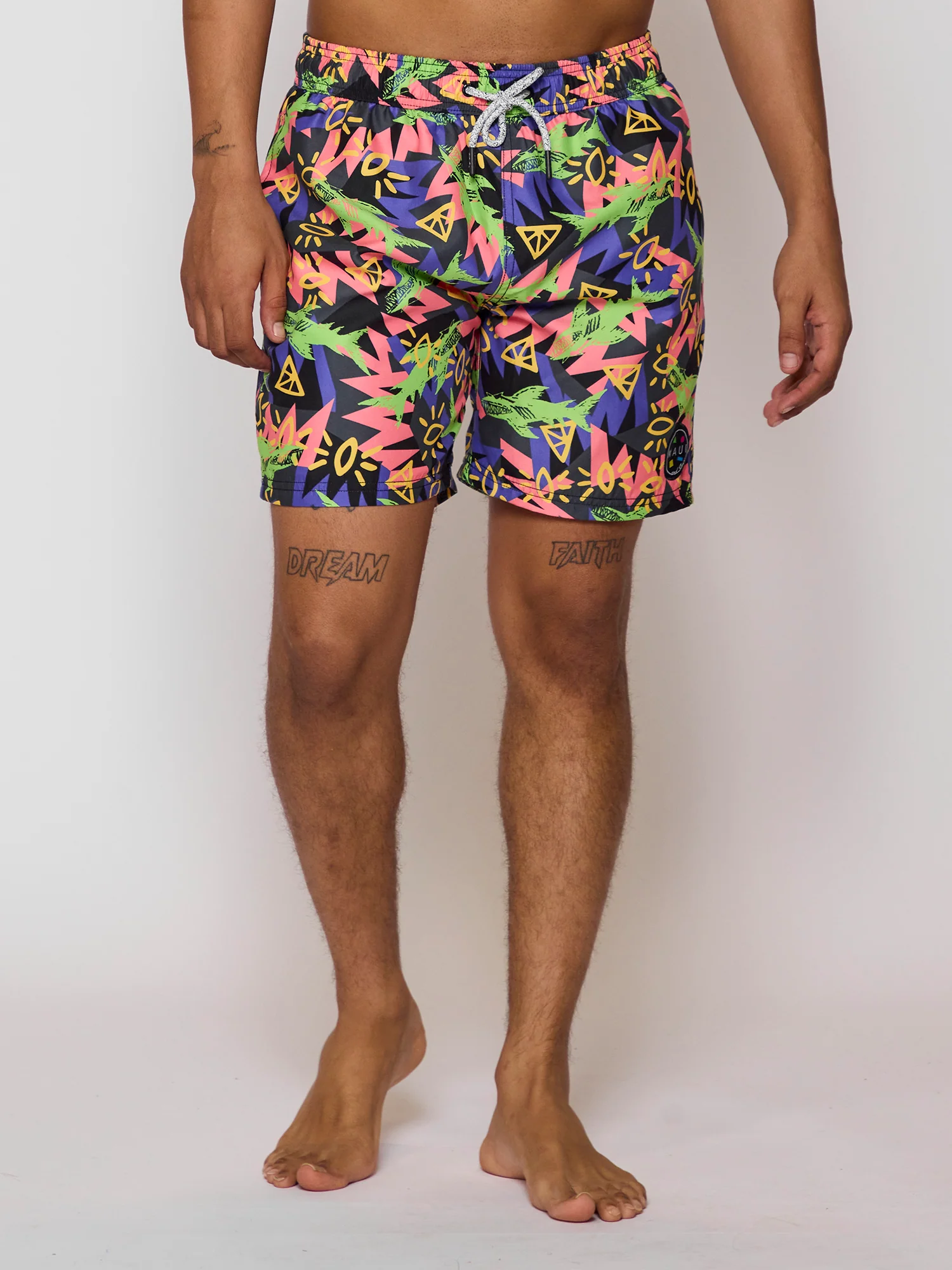 Shark Tank Pool Shorts in Black - Image 6